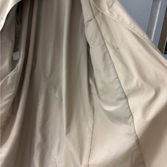 London Fog Beige Double-Breasted Trench Coat - Picture 6 of 6